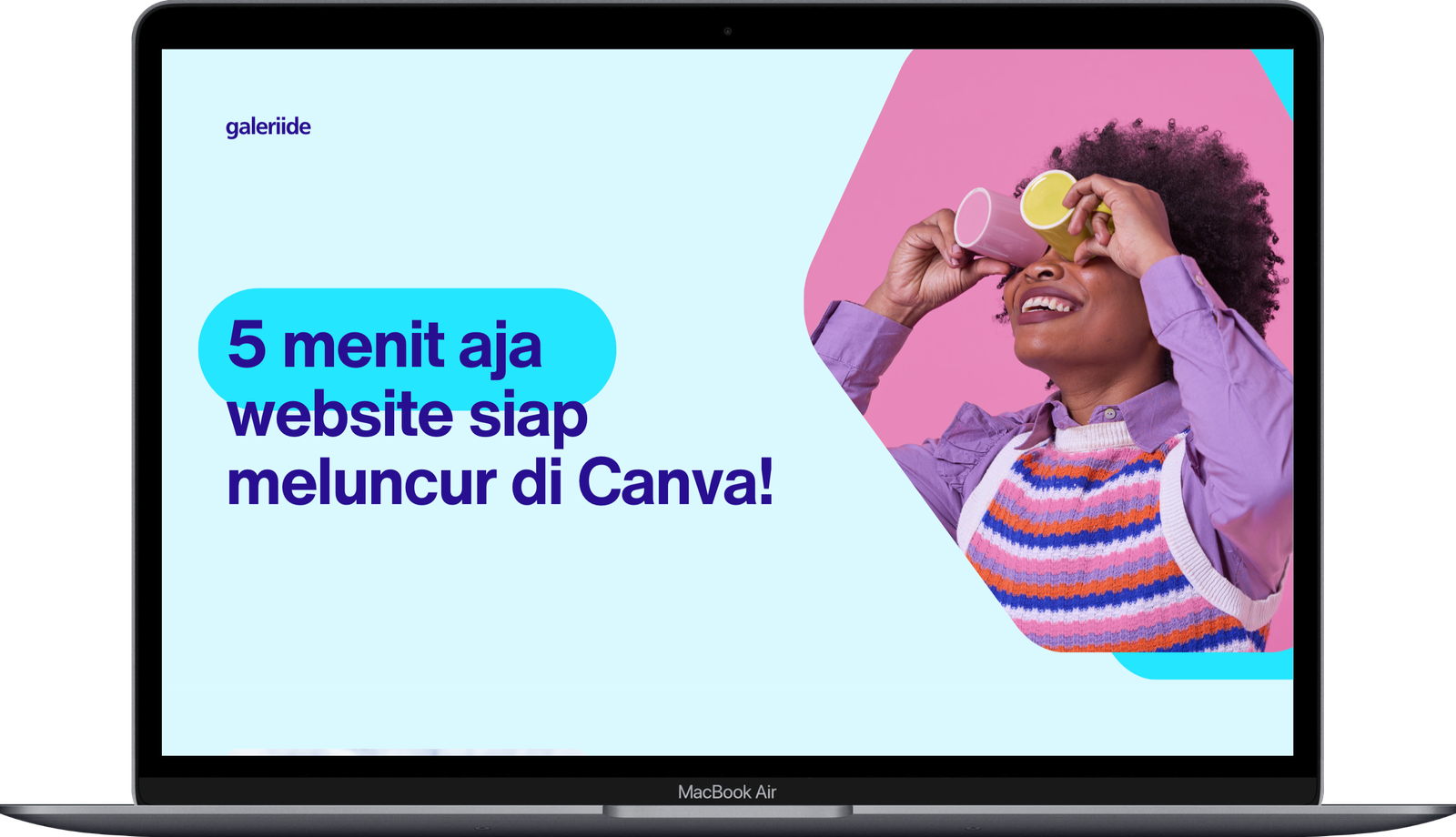 5 menit aja website siap meluncur di Canva!