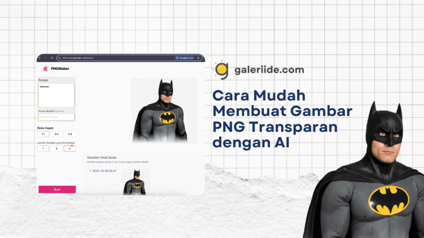 Cara Mudah Membuat Gambar PNG Transparan dengan AI - Galeriide