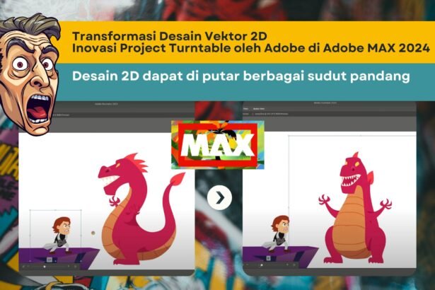 Transformasi Desain Vektor 2D Inovasi Project Turntable oleh Adobe di Adobe MAX 2024 - Galeriide